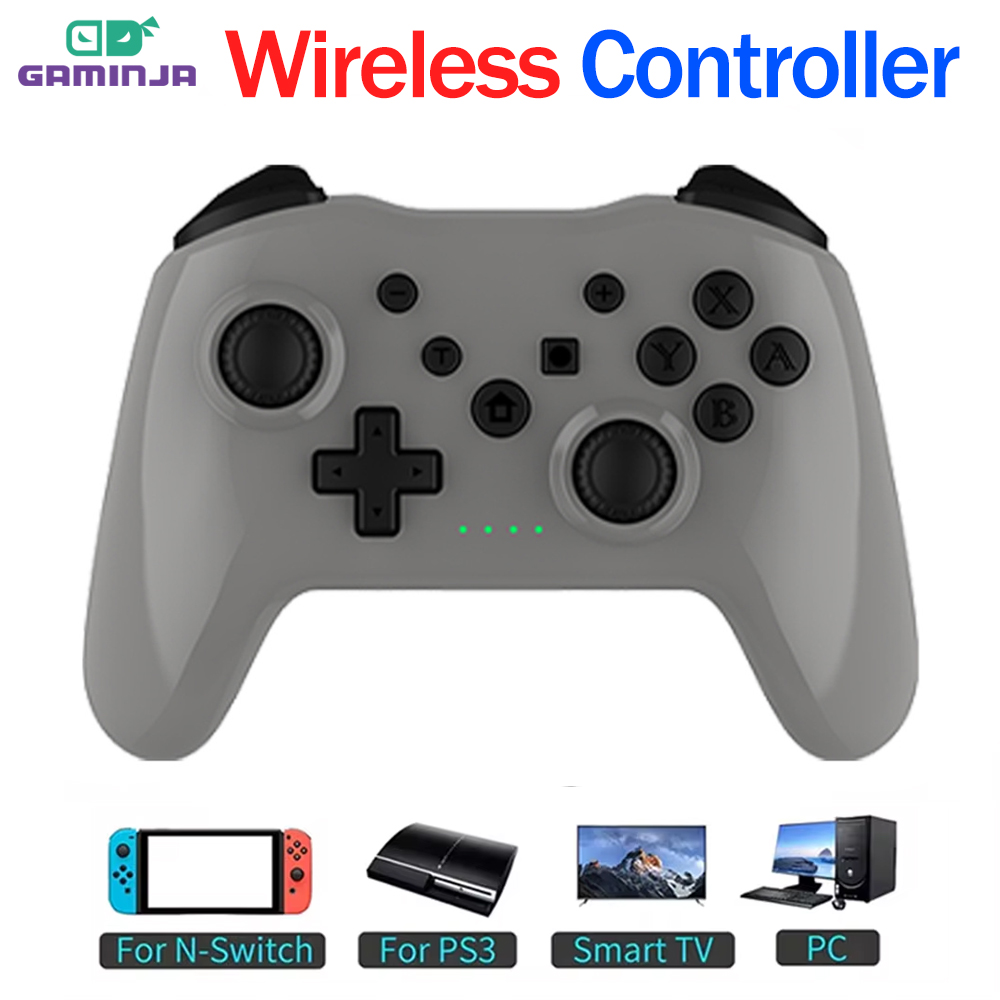 가민자 360 ° 로커 무선 블루투스 컨트롤러 대기 시간 없음 BT 게임 패드 HD 진동 PC 조이스틱 Nintendo Switch 용