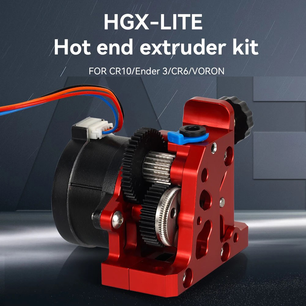 Dla CR10 CR 10S Ender3 V2 VORON HGX LITE Wytłaczarka z podwójną przekładnią Wytłaczarka z twardą stalą Przekładnia redukcyjna Szybki silnik Części do drukarek 3D