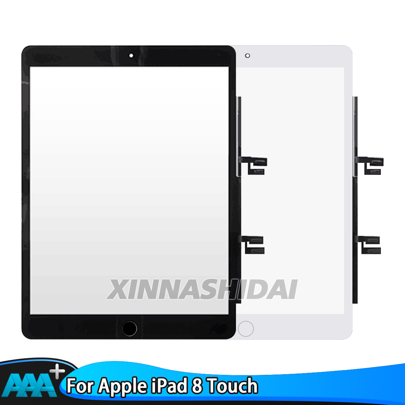 หน้าจอสัมผัสสําหรับ IPAD 7 8 9 ipad7 ipad8 ipad9 A2197 A2198 A2200 A2430 A2603 A2270 แผง Digitizer เปลี่ยนกระจกด้านหน้าอะไหล่