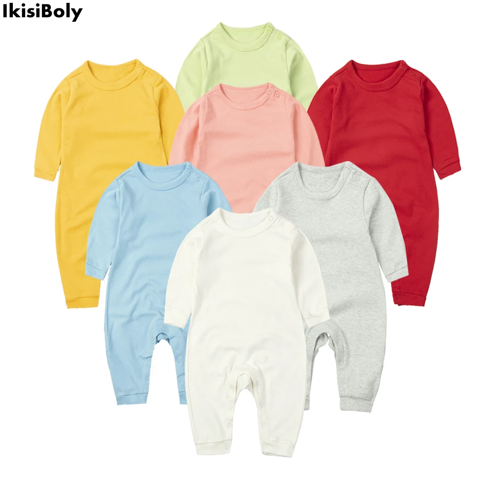 Цельный комбинезон для новорожденных Ropa Bebe от 0 до 3 месяцев для маленьких девочек и мальчиков, боди из 100% хлопка, комбинезон с длинными рукавами, 2023