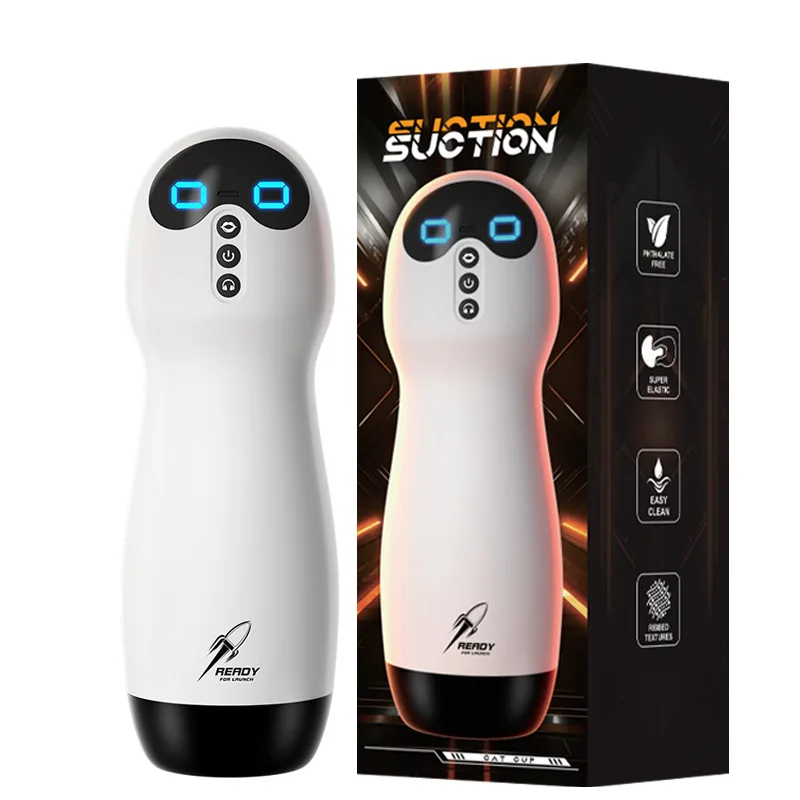 Juguetes sexuales para hombres, mastubador masculino automático, máquina de mamada con vibración de 10 frecuencias, estimulador de pene para masturbación, suministros para adultos