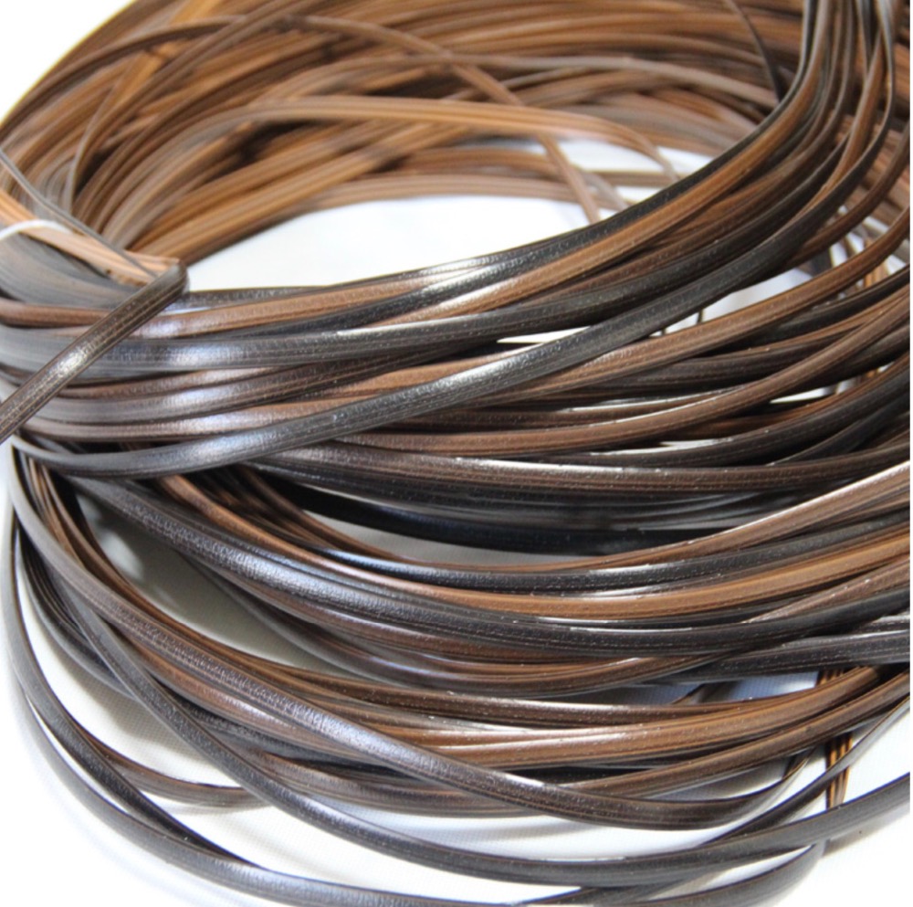 10-50M kawy gradient płaski syntetyczny rattan tkactwo materiał plastikowy rattan na drutach i naprawy krzesło stół syntetyczny rattan