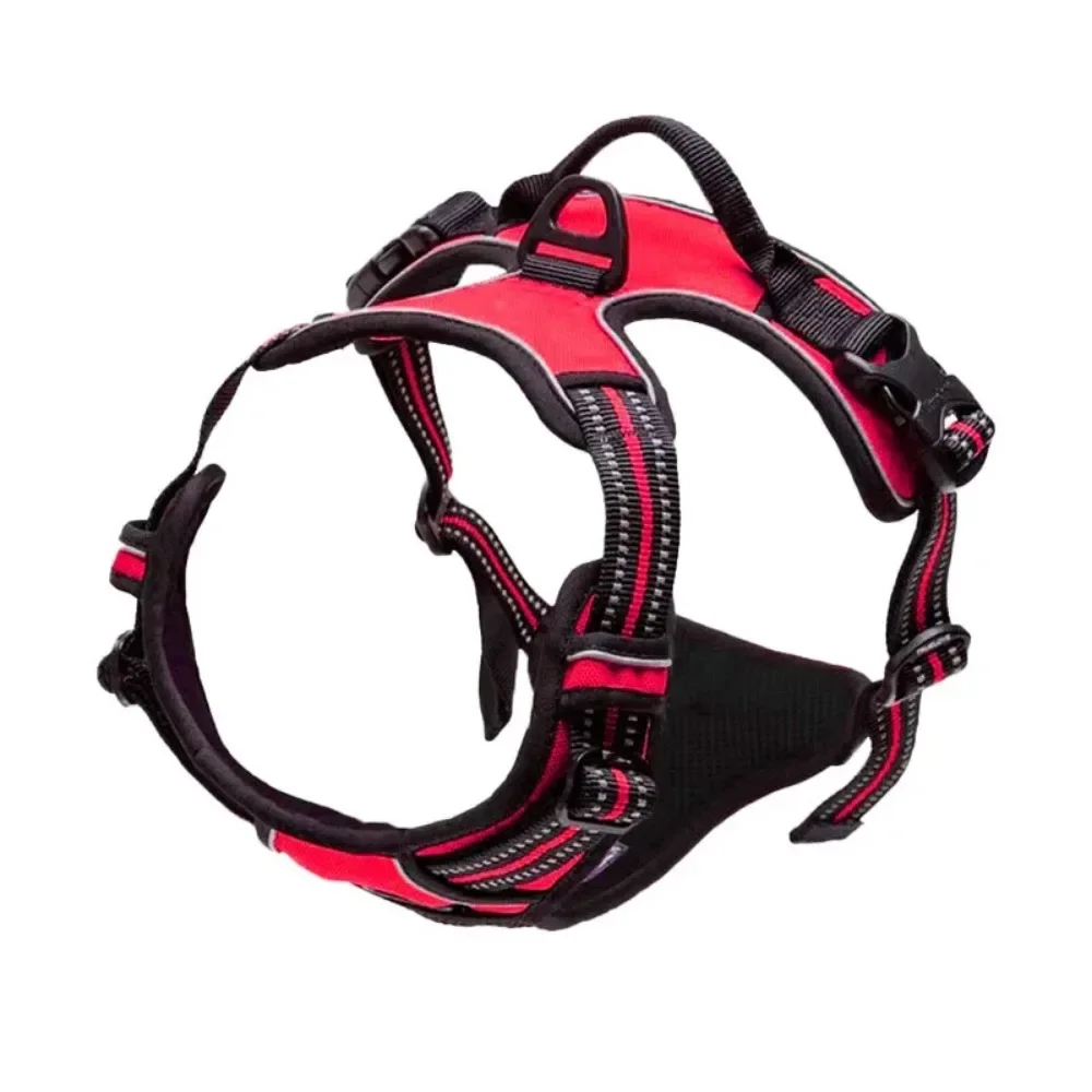 Chaleco reflectante ajustable y transpirable, correa para el pecho para perros pequeños, medianos y grandes, arnés para perros, Collar para cachorros y gatos, accesorios para perros