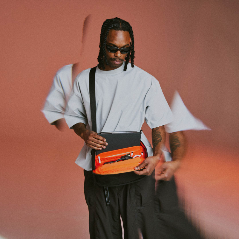 Sac bandoulière Day Sling 4 Max en nylon X-Pac 6L, grande capacité, résistant à l'eau, élégant, sac de poitrine, design durable