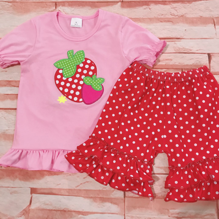 2024 setelan pakaian bayi perempuan, baju lari kasual kartun katun musim panas untuk anak perempuan