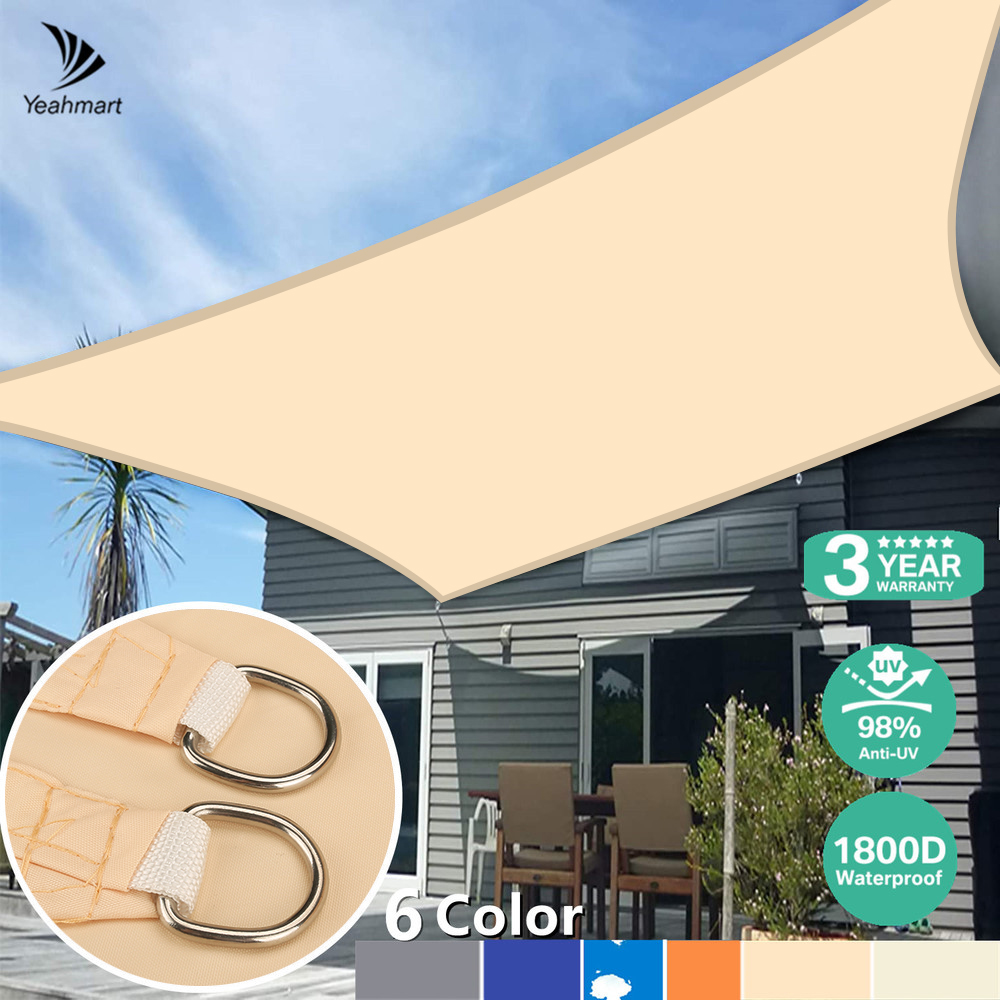 5x3M/4x3M Waterdichte Grote Zon Onderdak Zonnescherm Bescherming Outdoor Luifel Tuin Patio zwembad Schaduw Zeil Luifel Camping Schaduw Netto