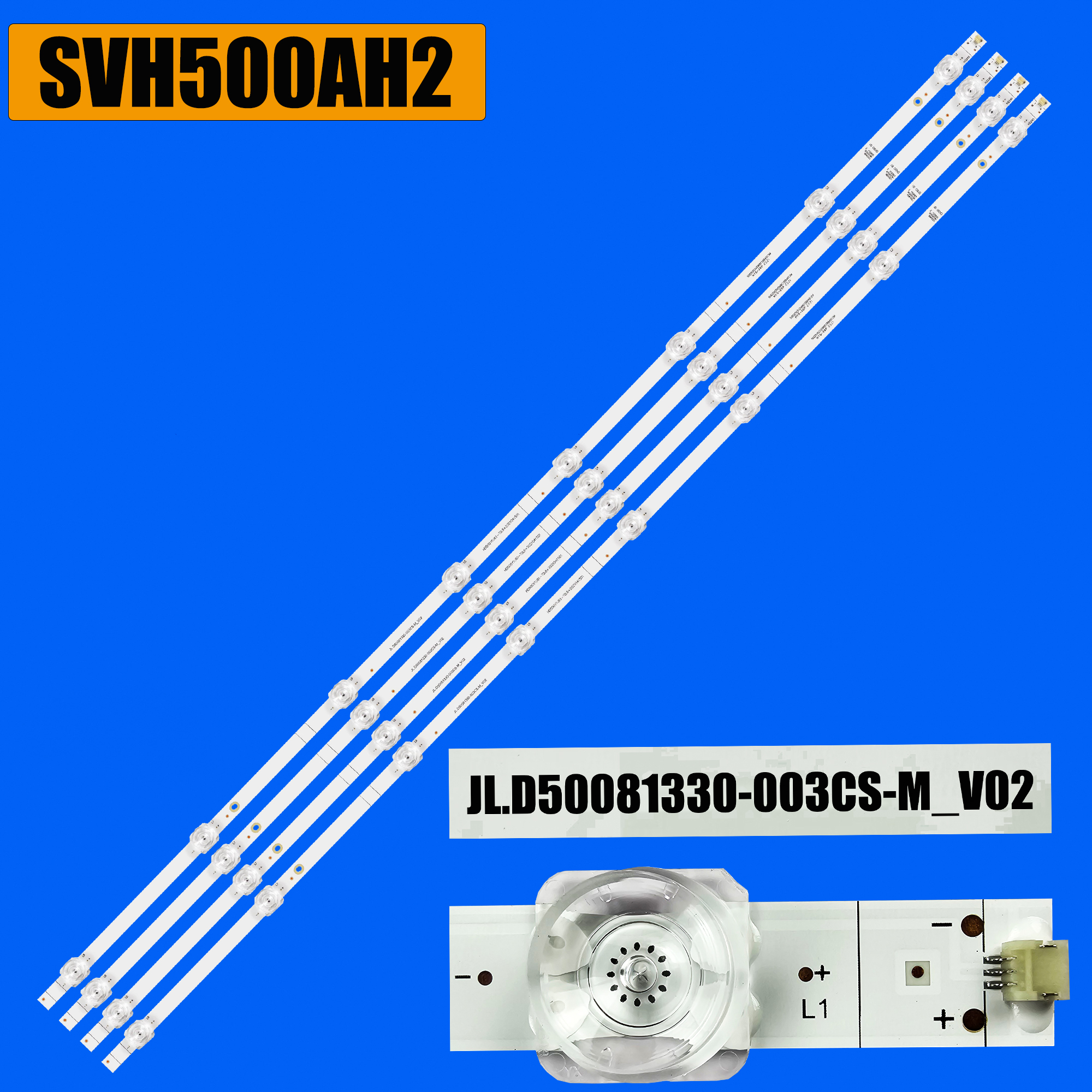 LED Backlight 8LED For HISENSE 50A6G 50A6GX3 50A6GX 50R6E4 Toshiba 50C350KU HD500Y1U51-T0L2 SVH500AH2 SVH500AG1 BD500Y1U-LB51L2