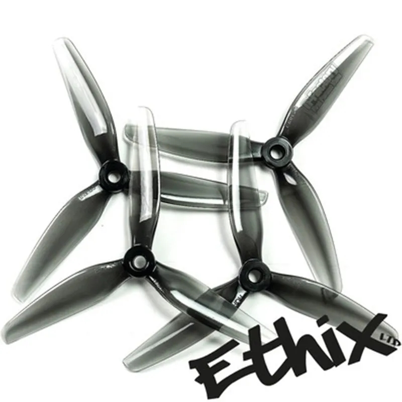 4 paia (4CCW+4CW) HQProp Ethix S5 grigio chiaro POLY CARBONATO Puntelli Eliche Drone Prop