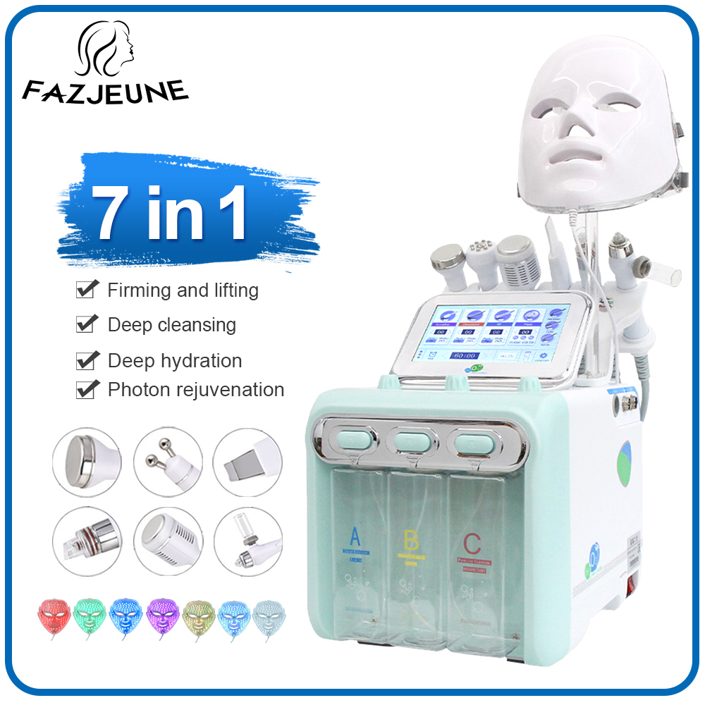 Mesin Dermabrasi H2O2 7 in 1 Baru, Small Bubble Aqua Peel, Pembersih Mendalam Penghilang Komedo, Melembapkan dan Mengencangkan Kulit