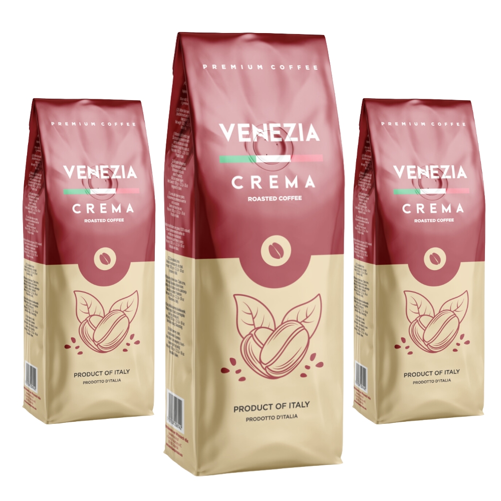 Zestaw 3kg Kawa ziarnista Venezia Crema