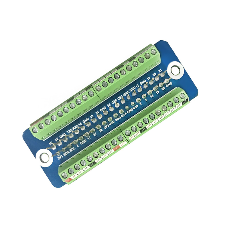 Papan ekspansi GPIO Terminal industri Raspberry Pi dengan stiker definisi Pin