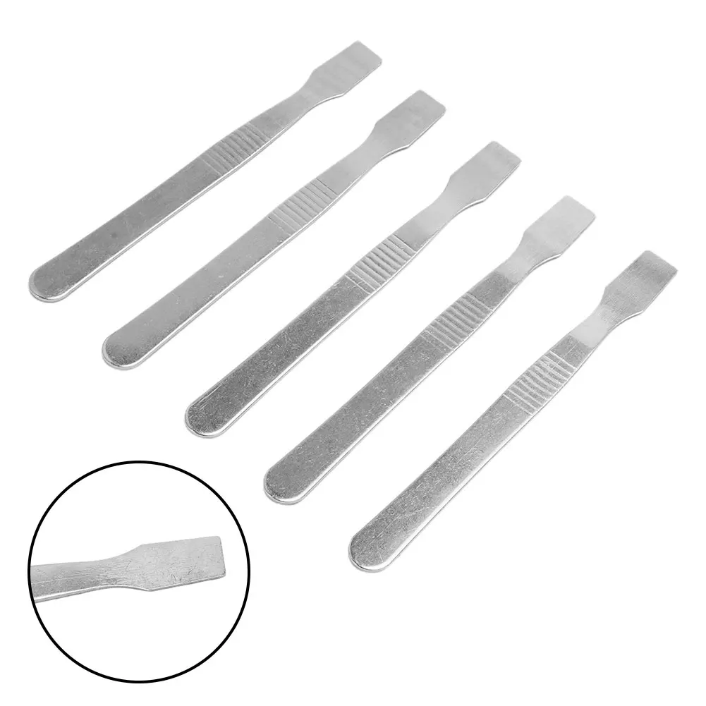2-4Pcs Metal Spudger Crowbar Phone Repair Tools 120x11mm Stainless Steel Solding Paste Electronic Disassemble Crowbars