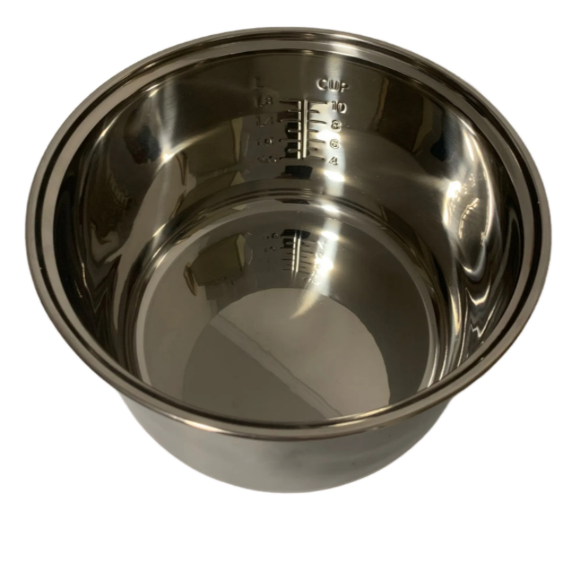 Cuenco interior de olla arrocera de acero inoxidable para TIGER JBV-A10U, repuesto de 5,5 tazas, sartén interior antiadherente
