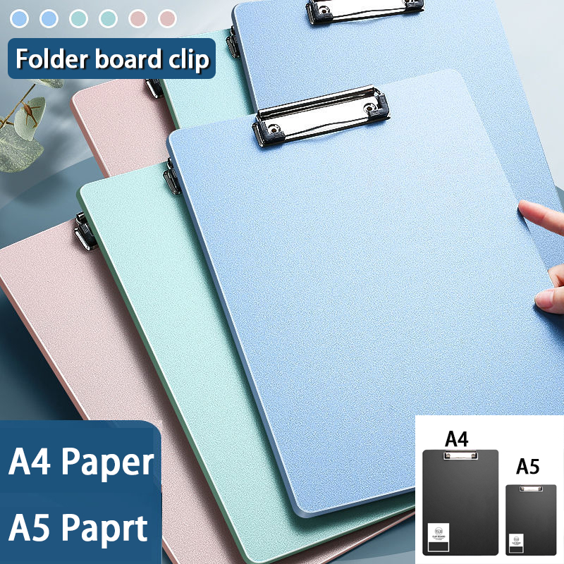 Portapapeles con cubierta plegable tamaño A4, 120 hojas, portalápices, papelería, organizador de archivos de documentos, carpeta, Bloc de notas, portapapeles