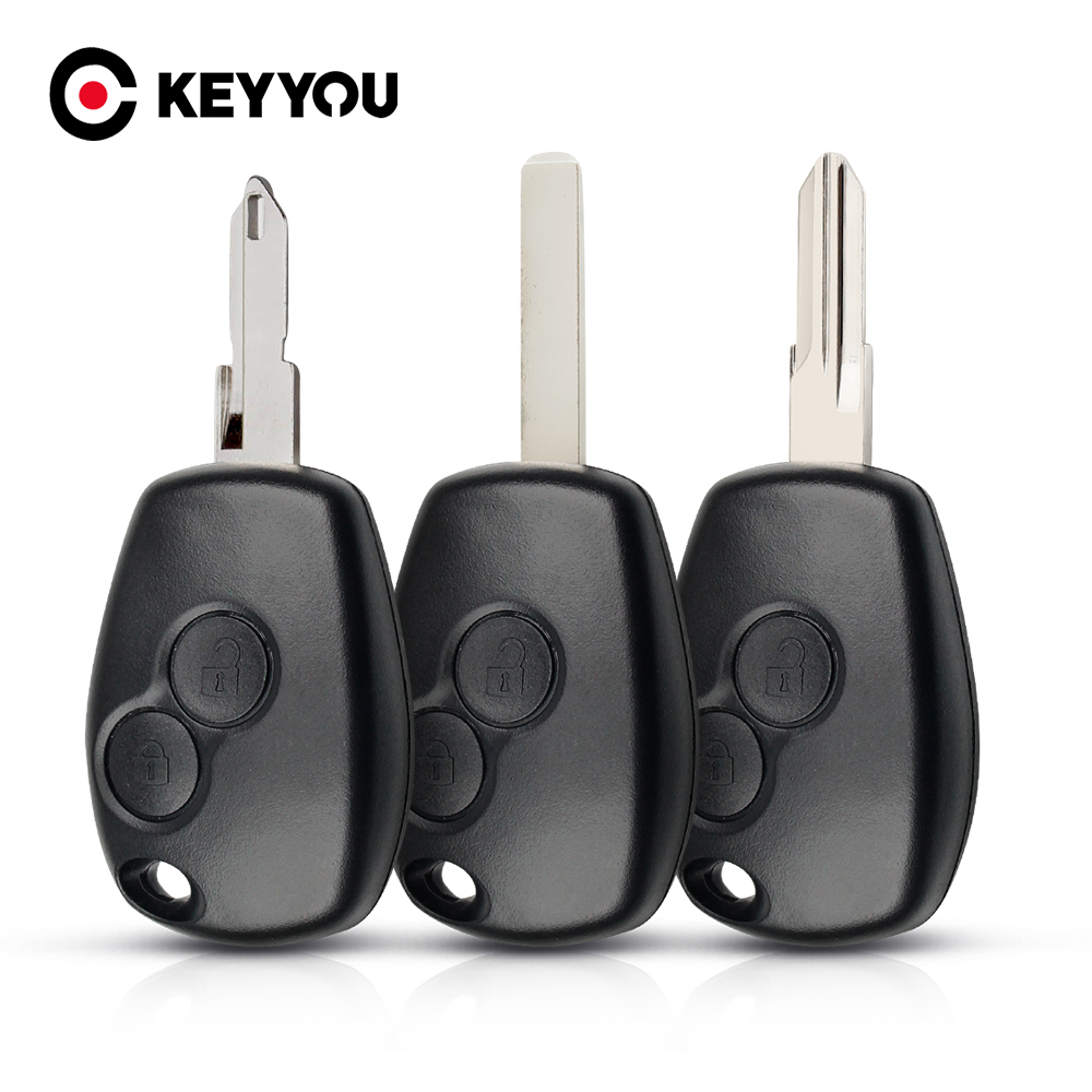 Корпус автомобильного ключа дистанционного управления чехол KEYYOU с 2 кнопками для Рено Меган модус Клио 3 кангу твинг Логан сандеро Дастер для Nissan Almera