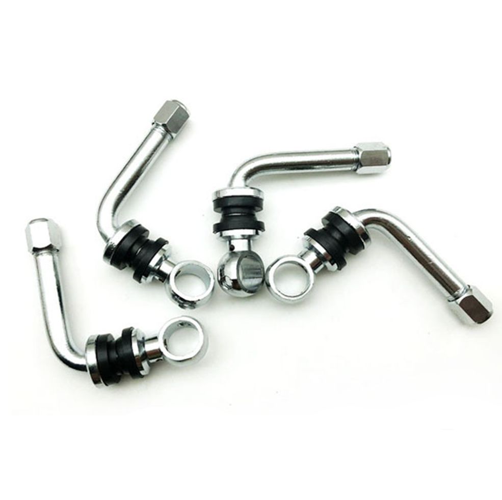 4 tiges de valve TPMS pour pneus, 2,75' 2,4'/1,8' 70mm/60mm/45mm, multi-pièces à 90 degrés, pour 2/3 roues