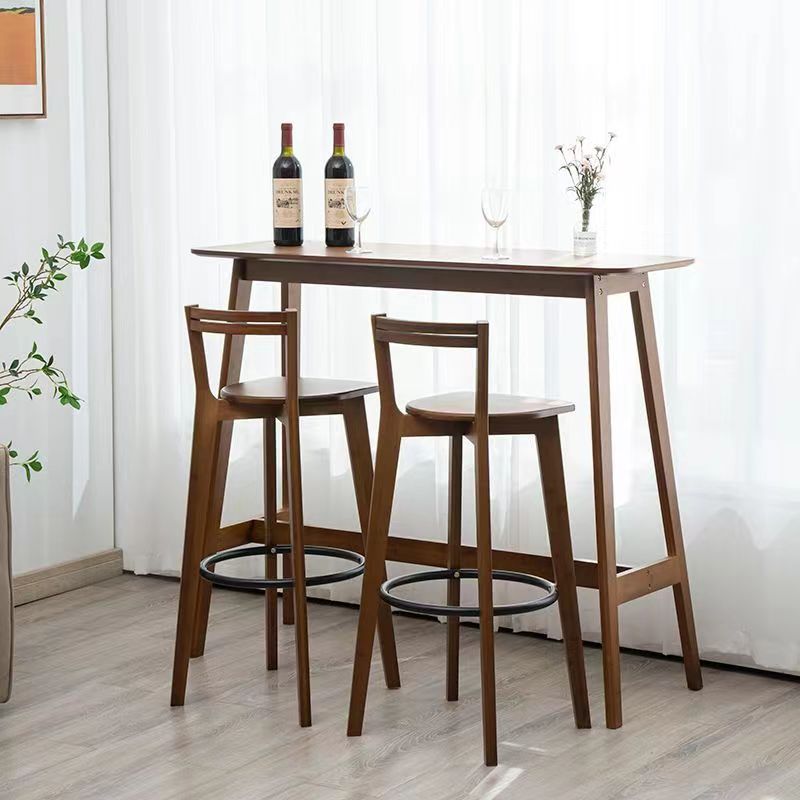 Tabouret haut moderne en bois pour chambre à coucher et cuisine, piste de bar, designer de luxe, meubles de maison modernes