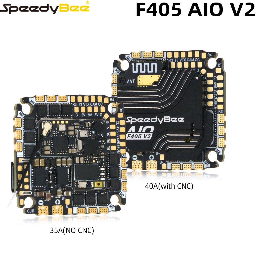 SpeedyBee F405 AIO V2 35A 40A Blue-jay 25.5x25.5 3-6S Vluchtcontroller en ESC geïntegreerde modelvliegtuigbesturing