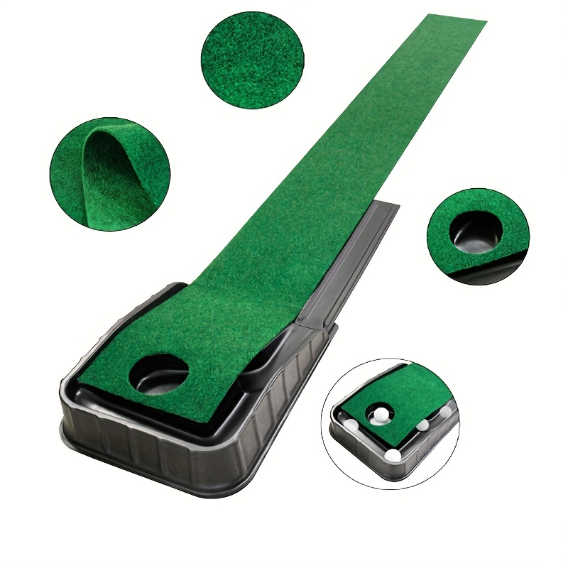 Cobertor para colocar golfe, tapete para putter, tapete para prática interna e externa, exercitador de putter, golfe, verde