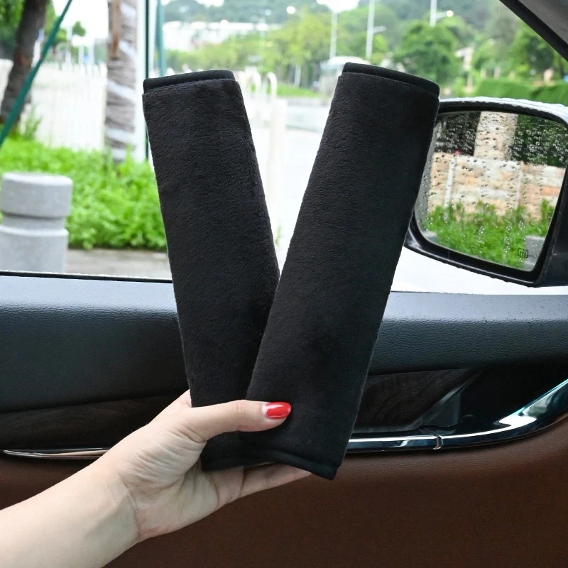 2 pièces housses de ceinture de sécurité accessoires de voiture Accesorios Coche voiture épaulière ceinture de sécurité pour adu