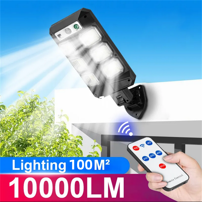 Lampadaires solaires extérieurs étanches avec capteur de mouvement de sécurité lampe à LED avec 3 modes d'éclairage lumières solaires pour la décoration de chemin de jardin
