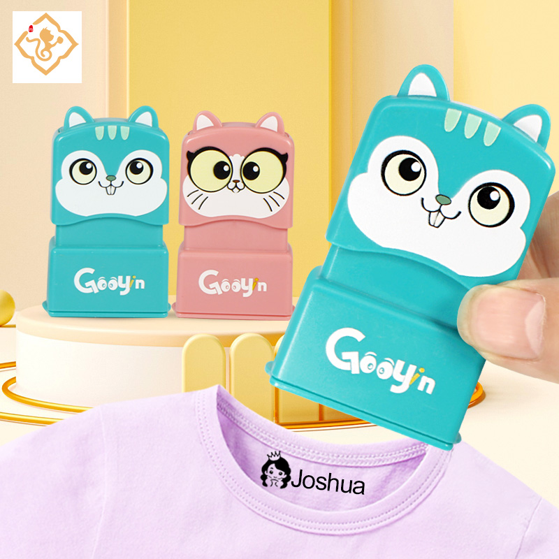 Sello Personalizado con Nombre, Impermeable, para Ropa de Bebé y Estudiantes, Resistente al Lavado, No se Desvanece, Sello Infantil, Regalos Personalizados