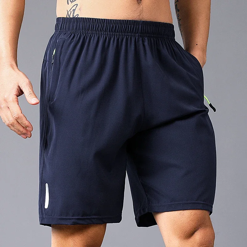 Męskie szybkoschnące spodenki do biegania i fitnessu 8XL, letnie sportowe spodnie, cienkie oddychające krótkie spodnie plażowe, lekkie spodenki do biegania.