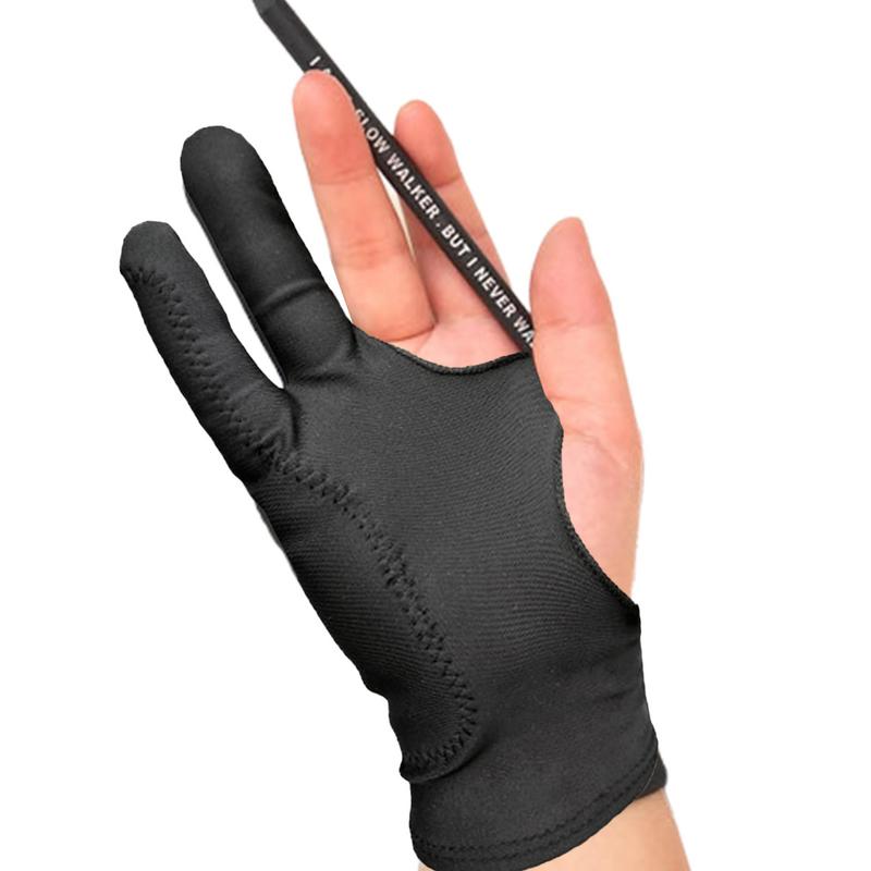 Anti-Touch Dois Dedo Mão Pintura Luvas, Tablet Digital Board, Tela Touch Desenho, Anti-Incrustante Pintura a Óleo Art Supplies