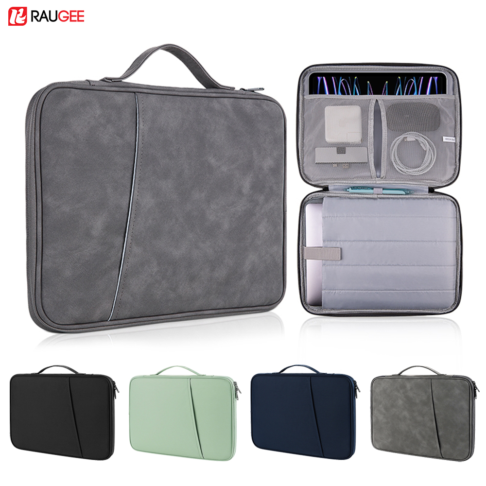Tablet Sleeve Tas Voor iPad Pro 12.9 Air 11 13 inch 2024 Pouch Case Voor iPad 7 8 9 10e Generatie Mini 6 2022 Draagbare Handtas