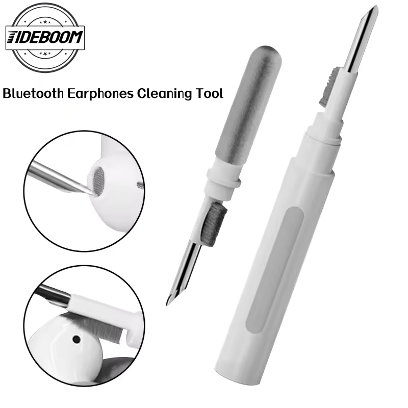 Outil de nettoyage d'écouteurs Bluetooth pour tous les téléphones mobiles, Kit de nettoyage durable pour étuis d'écouteurs, stylo brosse de nettoyage pour Huaweri Samsung