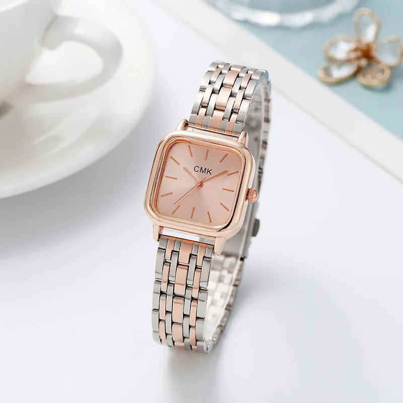 Relógio moda senhoras corrente de aço nobre relógio de quartzo presente aniversário relógio de pulso de negócios relógios para mulher relogio feminino relojes