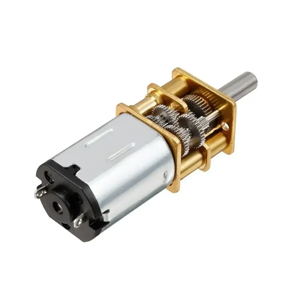 GA12-N20 Mini Mikro Silnik z Przekładnią Metalową DC 3V/6V/12V Silnik z Kołem Zębatym Silniki DC 15/30/50/60/100/200/300/500/1000RPM
