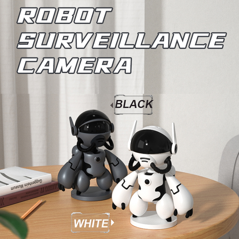 Câmera robô wifi mini câmeras 2mp ip câmera interna sem fio ptz monitor de áudio vídeo vigilância segurança 1080p visão noturna