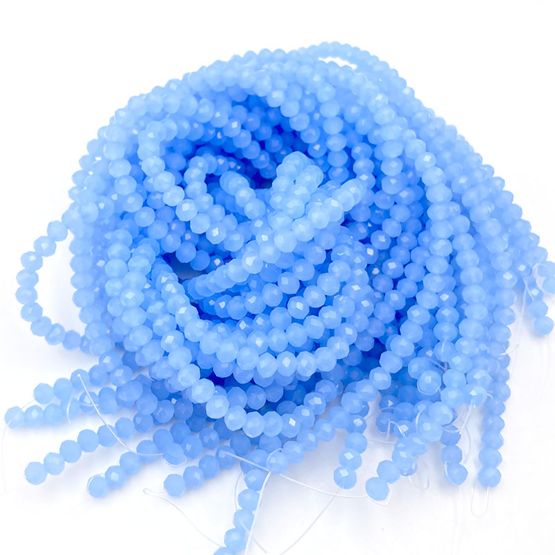 2mm 3mm 4mm 6mm 8mm Facettierte Rondelle Kristall Perlen Lose Spacer Glas Perlen DIY Armband Halskette Zubehör für Schmuck Machen