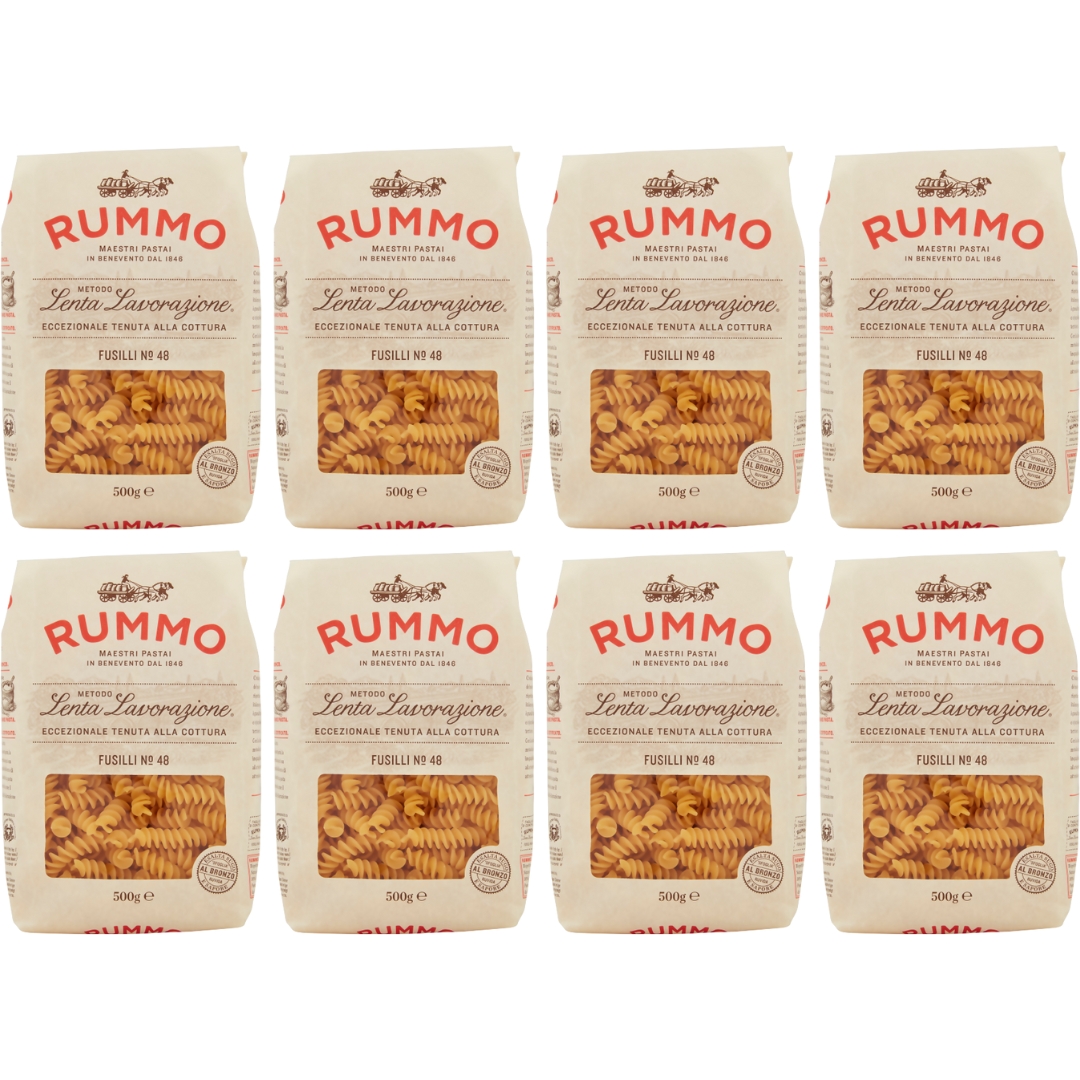 Pasta italiana fusilli n.48 Rummo 8x500g di cervo