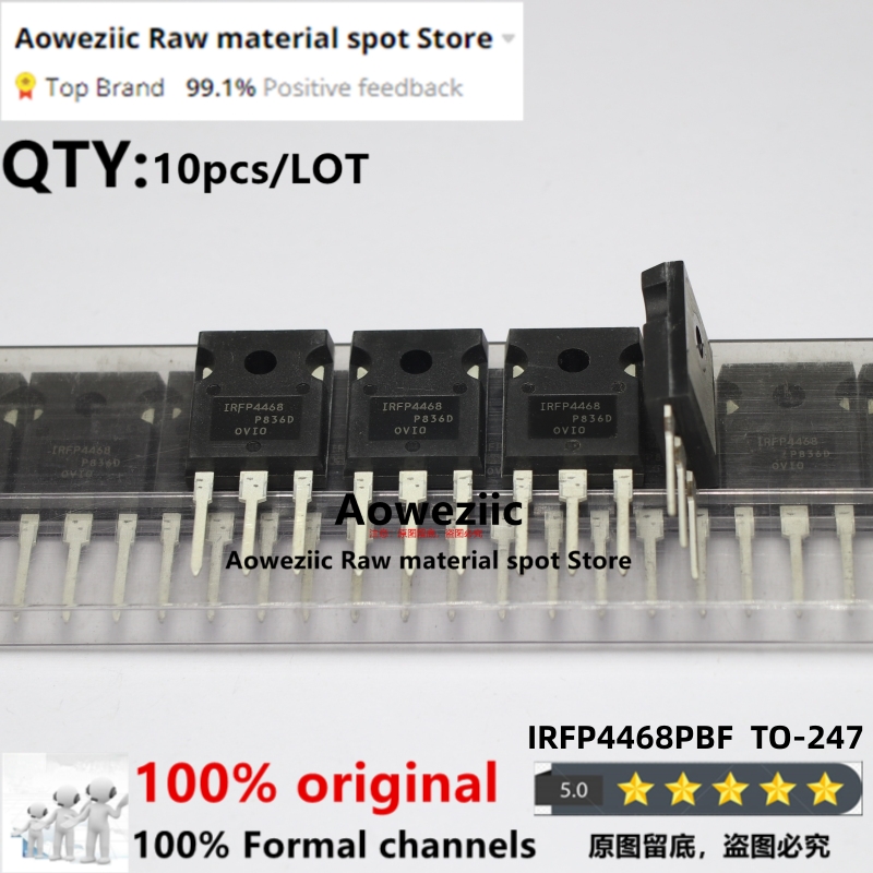 Aoweziic-IRFP4468PBF IRFP4468 TO-2023, Nouveau, Importé, Original, Canal N, MOS FET, 100V, 195A, 247 + 100%