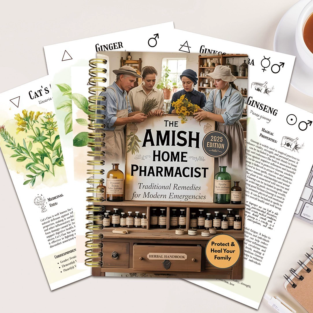 The Amish Home Pharmacist Tradtional Remedies For Modern Emergencies Herbal Book