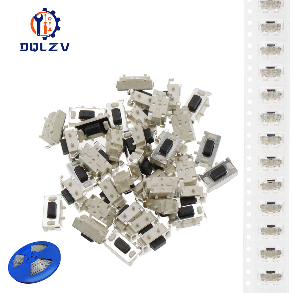 3*6*3.5MM 3*6Mm 3X6X3.5 Tombol Taktil Mikro Tombol Tekan Tombol Samping SMD
