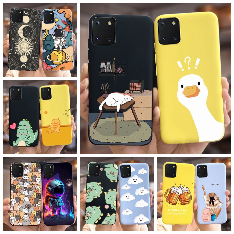 Pour Samsung Galaxy Note10 Lite étui SM-N770F 6.7 ''popular bonbons peint couverture souple TPU coque de téléphone pour Samsung Note 10 Lite sacs