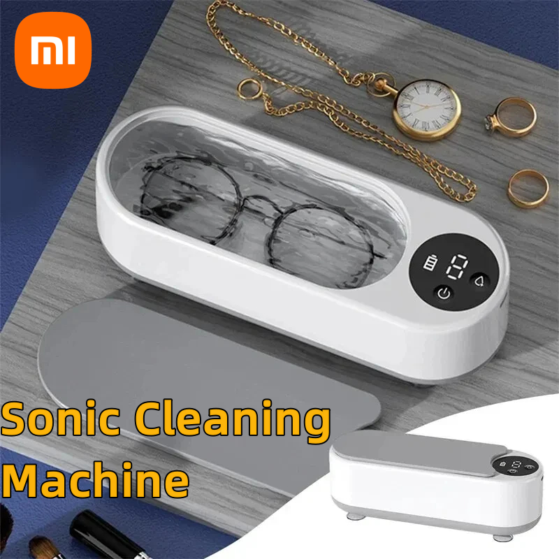 Xiaomi-limpiador ultrasónico portátil de 450ml, máquina de limpieza del hogar, limpiador de joyas, anillo, cepillo de maquillaje, nuevo