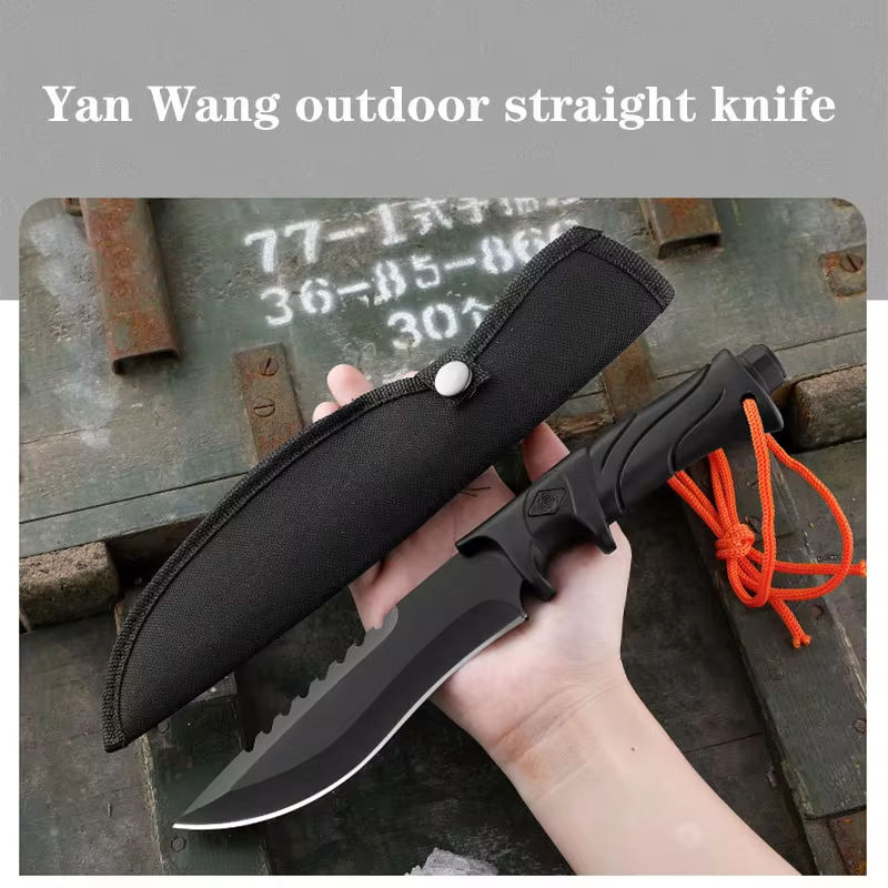 Outdoor Gerade Messer Taktische Messer Multifunktionale Messer Feld Verteidigung Messer Tragbare Hohe Härte Scharfe Messer Überleben Messer