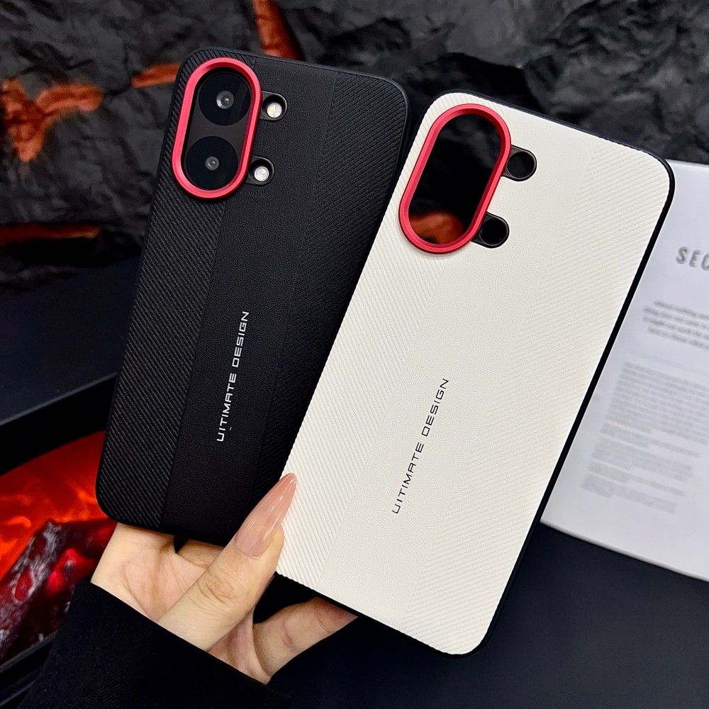 Luxe harde PU hoesje, modieus beschermend achterkant hoesje voor Xiaomi Poco X8 Pro Max telefoon.