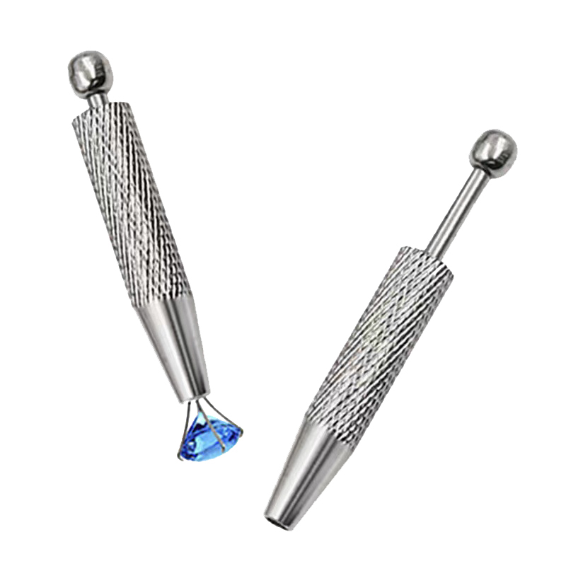 4-klauwen pick-up tool sieraden kralen diamant edelstenen tandhouder pincet catcher grabber roestvrijstalen chipgrijper