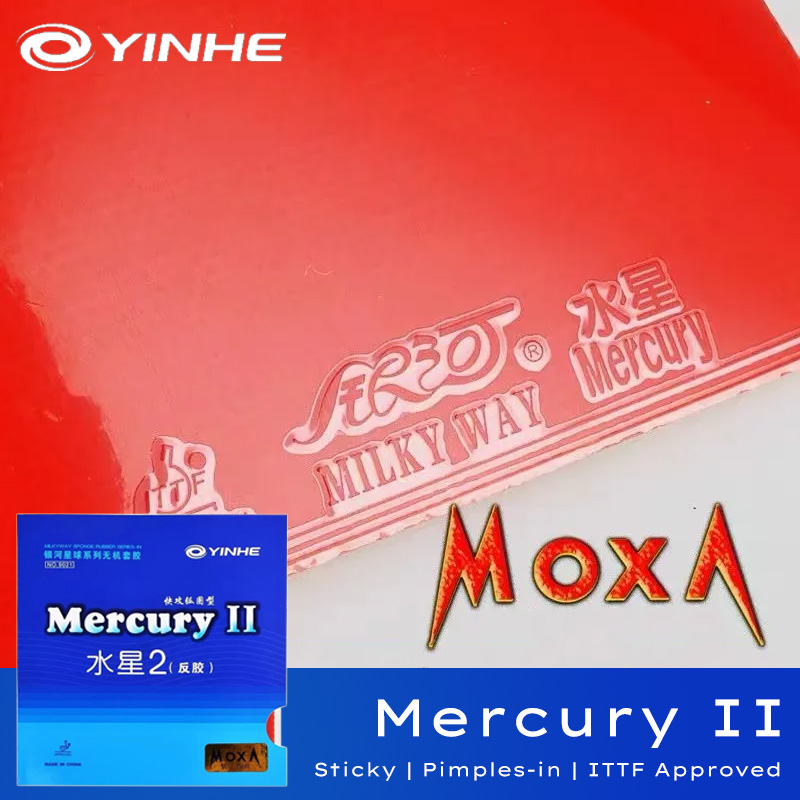 Guma do tenisa stołowego YINHE Mercury 2, pryszcze w gumie do ping-ponga do szybkiego atakowania z pętelką