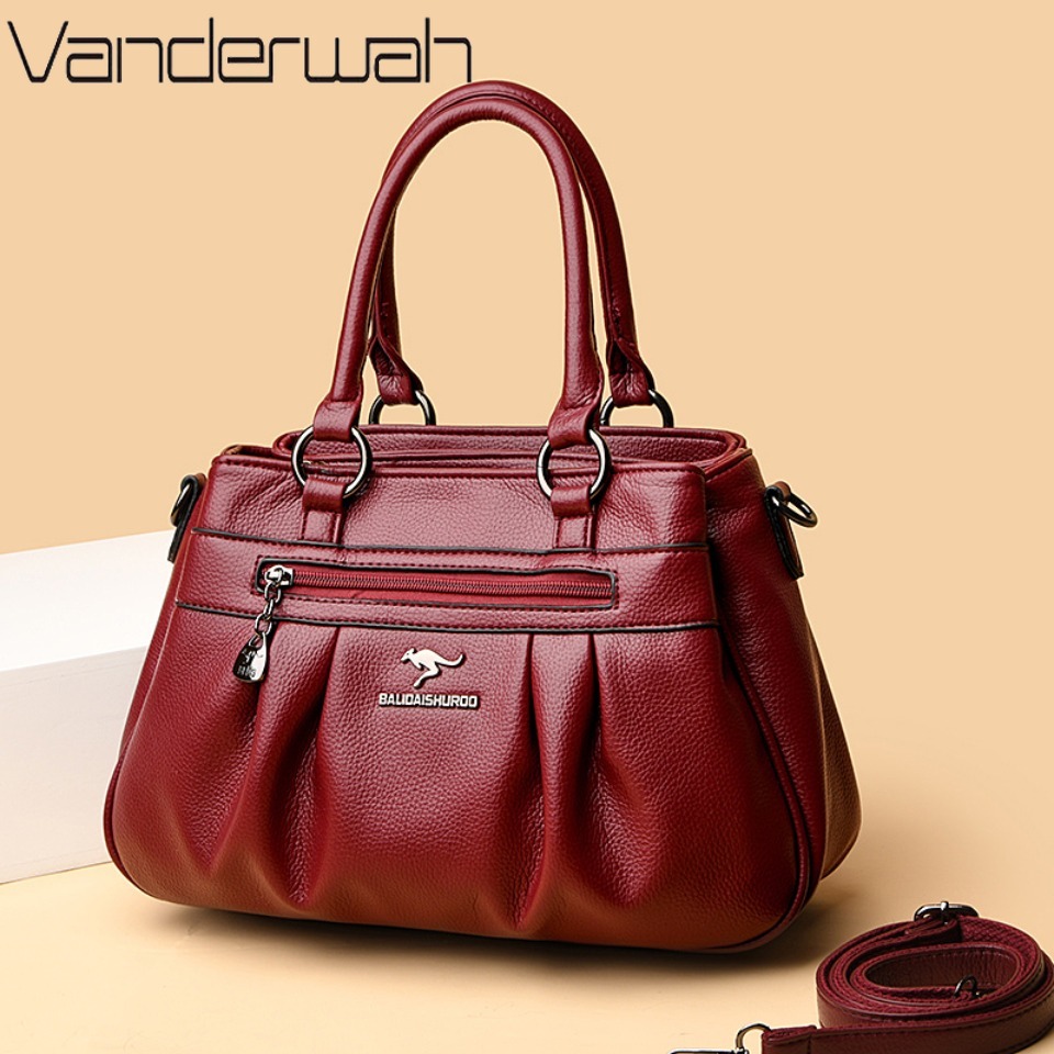 Drei Schichten Luxus Casual Tote Frauen Tasche Hohe Qualität Leder Damen Handtaschen für Frauen Große Schulter Umhängetaschen Sac EIN Haupt