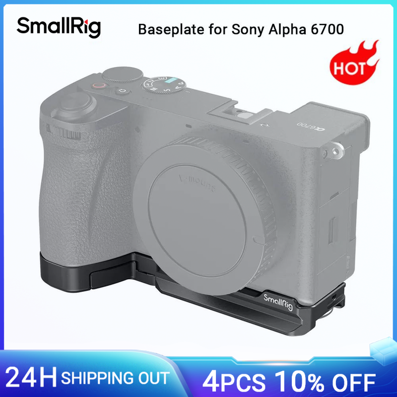 SmallRig A6700 płyta bazowa do Sony Alpha 6700 wbudowana płyta szybkiego uwalniania do Arca do szybkiego przełączania między statywem i stabilizatorem