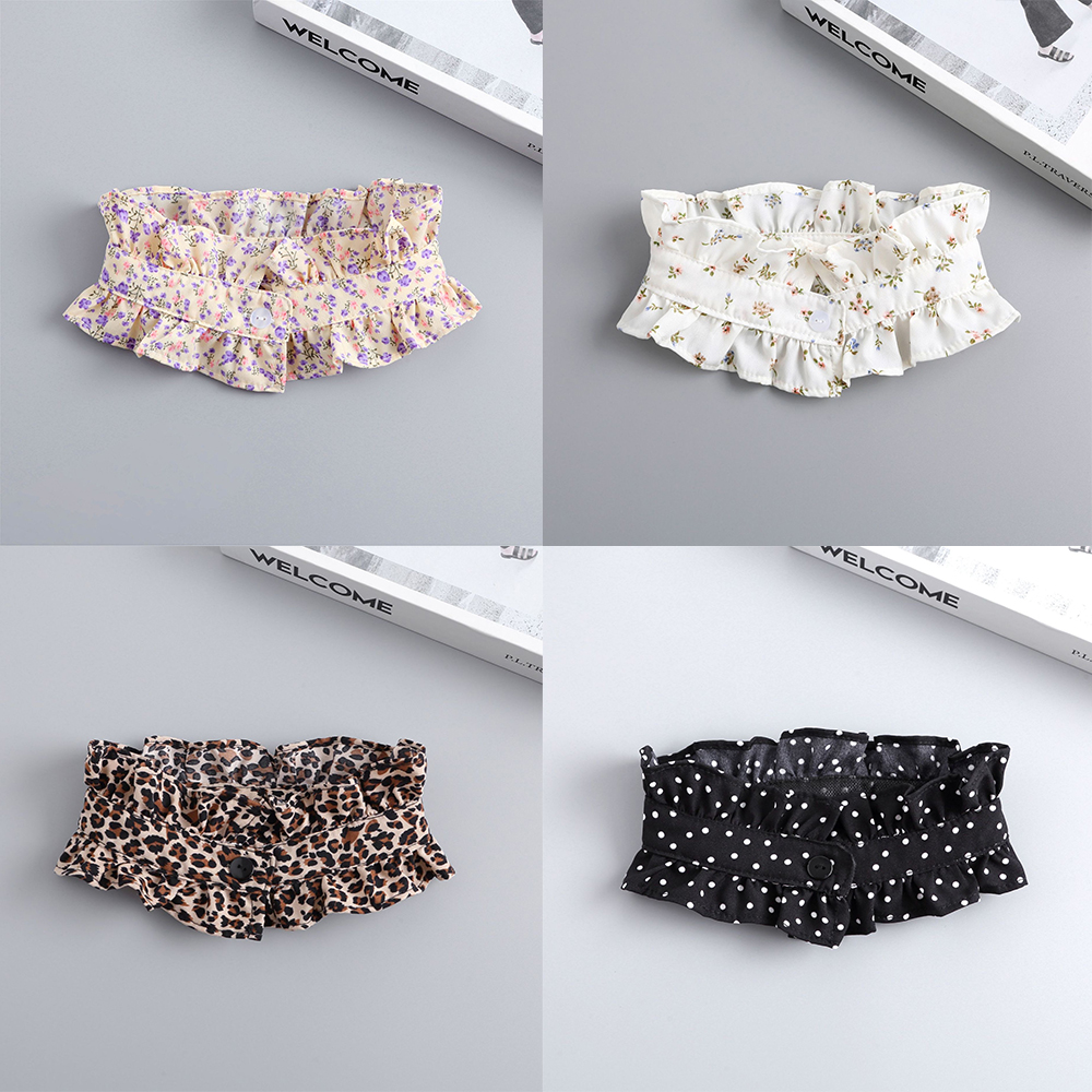Moda babados botão colar falso para mulheres suporte colar destacável falso meninas vintage rendas senhoras blusa falsa colar