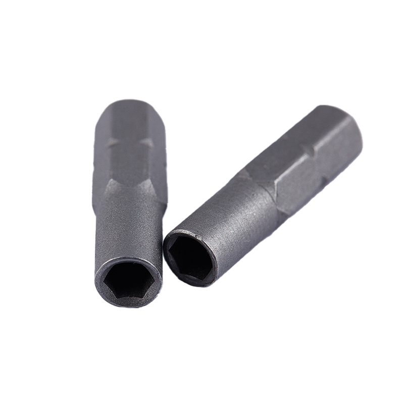 1pc Electric Screwdriver Bit Hex 1/4" 6.35mm Hex Shank To 4mm Socket Driver Bit Adapter For Precision Hex Bits Holder Screw Tool