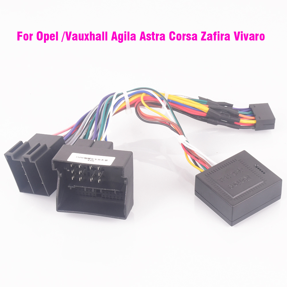 Arnés de cableado estéreo para Radio de coche, adaptador de Cable Android de 16 pines para Opel Astra H J G K Zafira B Antara Vectra Corsa D Meriva A