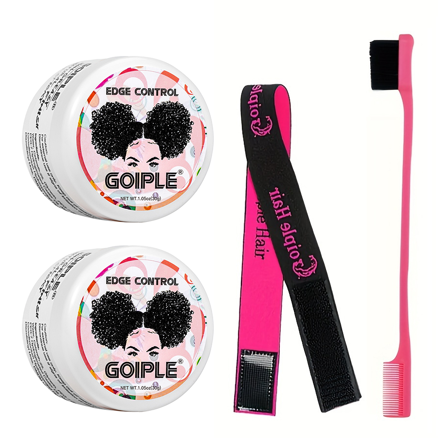 GOIPLE 30G Rand Controle voor 4C Krullen Haar Styling Crème Tames Gebroken en Fix Bang Pommade Mini Kleine Haargel
